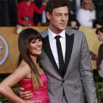 <center>Cory Monteith namorava a colega de s�rie Lea Michele</center>(foto: REUTERS/Adrees Latif)