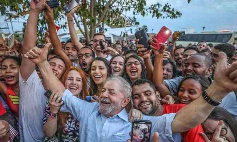 O partido decidiu que vai registrar a candidatura de Lula mesmo aps ele ser preso(foto: Ricardo Stuckert)