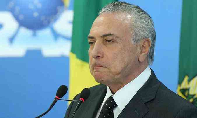 Inquérito da PF apontou corrupção por parte do presidente Temer(foto: Lula Marques / AGPT)