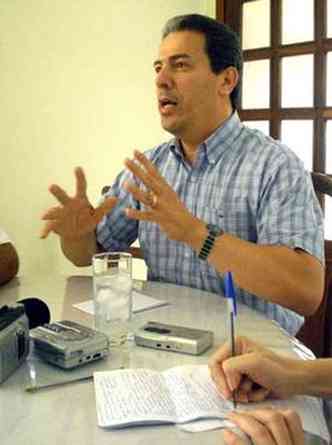 Ruy Muniz foi preso por beneficiar hospital de seu grupo, em prejuzo ao SUS (foto: Fabinao Lopes/EM/D.A Press - 13/10/08)