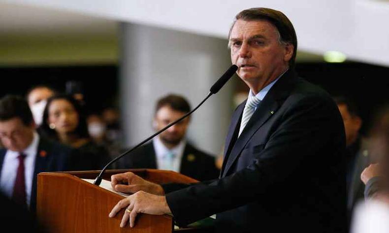 Jair Bolsonaro está no primeiro mandato como presidente da República(foto: Isac Nóbrega/Presidência da República) Jair Bolsonaro está no primeiro mandato como presidente da República(foto: Isac Nóbrega/Presidência da República)
