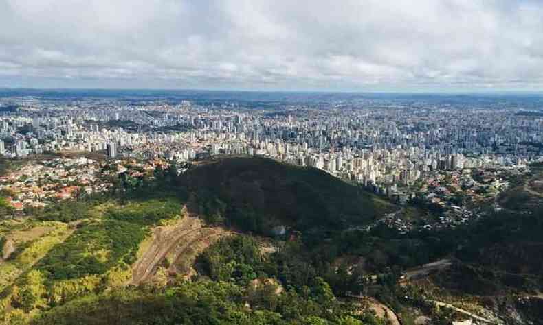 Amanhecer no Belvedere, em Belo Horizonte(foto: Edsio Ferreira/EM/D.A. Press)