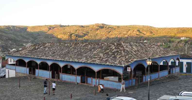 O Mercado Velho de Diamantina faz parte do conjunto arquitetnico que recebeu o ttulo de patrimnio da humanidade, em 1999(foto: Juarez Rodrigues/EM/D.A Press)