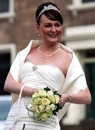 Rubi Lewis: morte interrompeu precocemente o casamento(foto: Daily Mail/Reproduo)