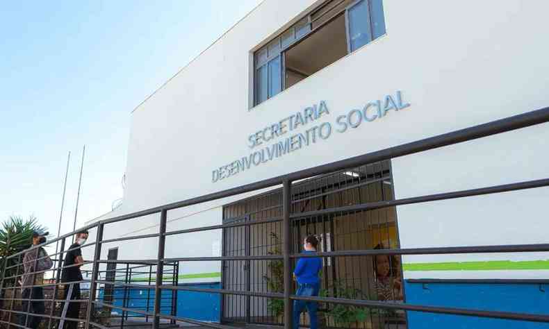 fachada da Secretaria de Desenvolvimento Social de Uberaba