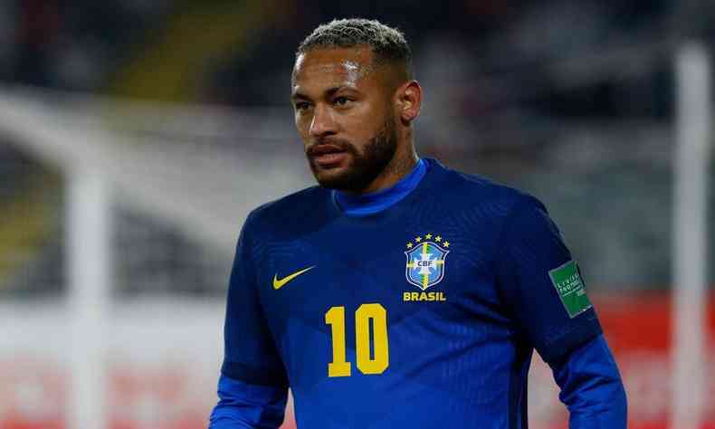 Neymar, atacante da Seleo Brasileira e do PSG