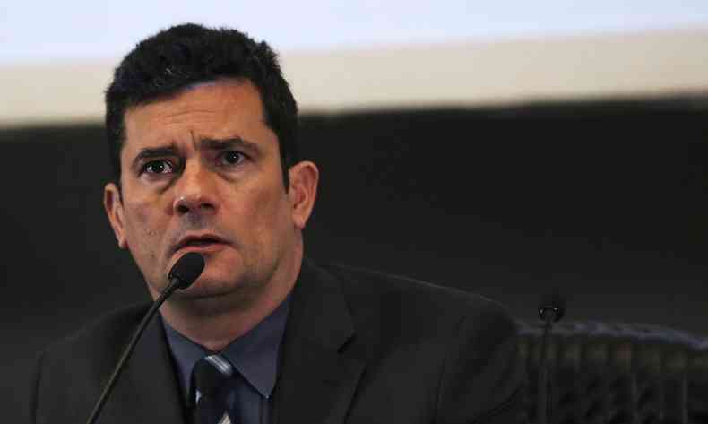 Moro alegou que houve interferncia poltica do presidente Jair Bolsonaro no Ministrio da Justia(foto: Jos Cruz/Agncia Brasil)