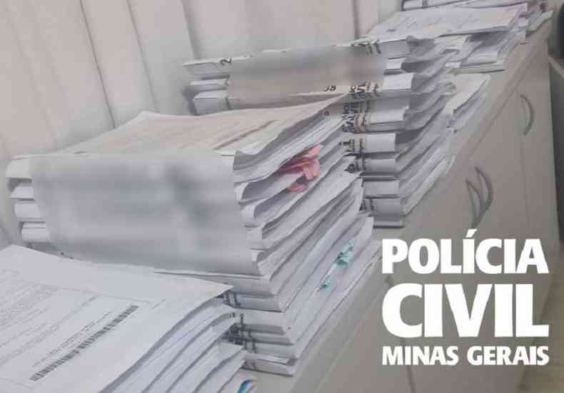O inqurito tem mais de 16 mil pginas(foto: Polcia Civil/Divulgao)