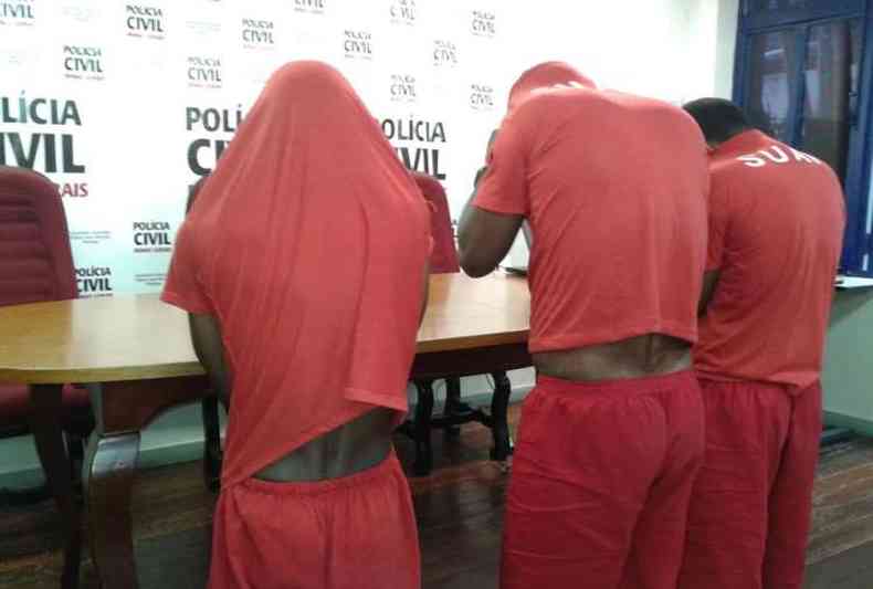 Um dos presos  policial civil que tambm responder processo na Corregedoria(foto: Polcia Civil / Divulgao)