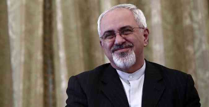 Ministro das Relaes Exteriores Mohammad Javed Zarif criticou EUA neste domingo, 8(foto: BEHROUZ MEHRI / AFP)