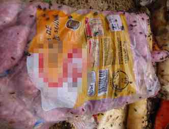 Carne apreendida em um dos depsitos(foto: Vigilncia Sanitria)