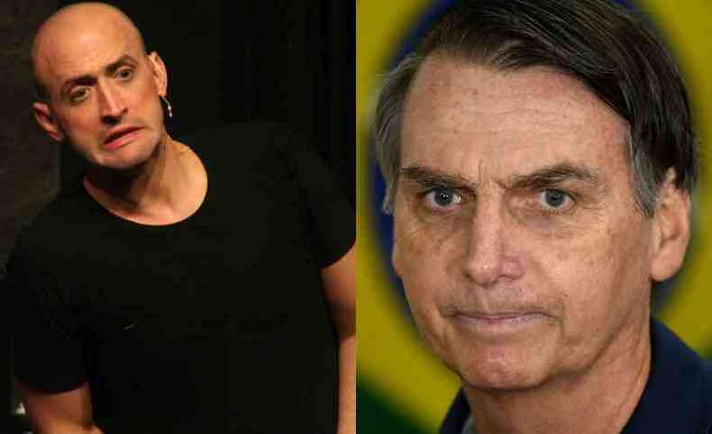 Paulo Gustavo e Jair Bolsonaro