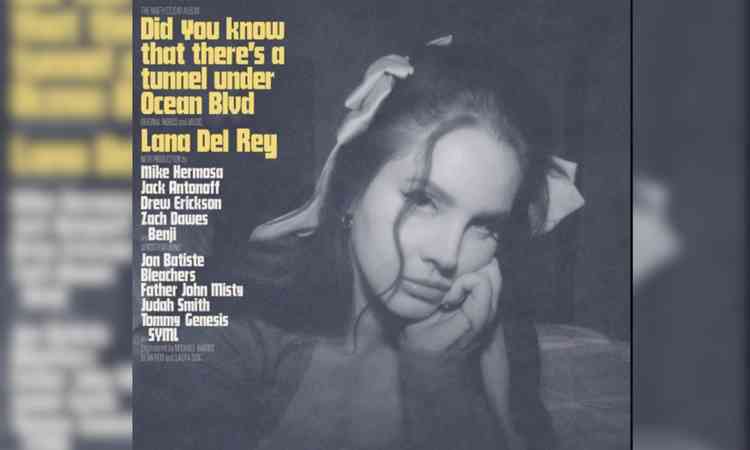 capa do lbum  'Did You Know That There's a Tunnel Under Ocean Blvd' de Lana Del Rey