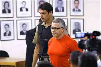 Marcos Aparecido, o Bola,  acusado de ser o executor de Eliza Samudio(foto: Edsio Ferreira/EM/D.A Press 5/11/12 )
