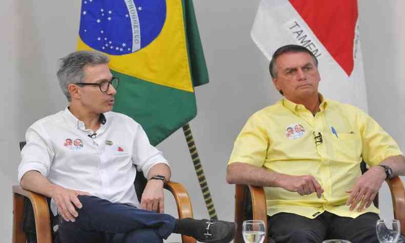 Zema e Bolsonaro