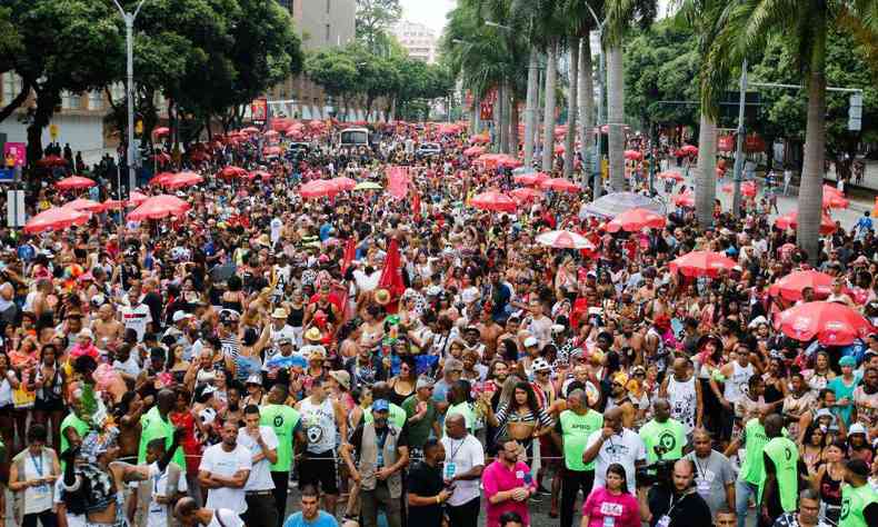 Bloco Cordão da Bola Preta desfila no Rio em 2020