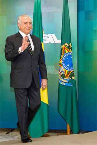 Presidente interino Michel Temer(foto: Beto Barata/PR)