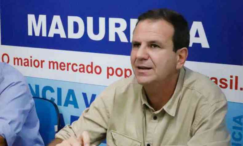 Ex-prefeito do Rio e novamente candidato, Eduardo Paes lidera segundo pesquisa(foto: Reproduo/Facebook Eduardo Paes)