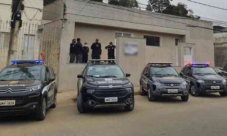 Mandante e executores do atentado contra UBS, em Oriznia, foram presos durante a Operao Hstia(foto: PCMG/Divulgao)