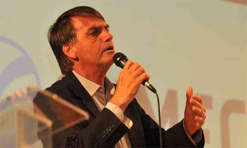 Deputado Jair Bolsonaro(foto: Jair Amaral/EM/D.A Press - 15/09/17)