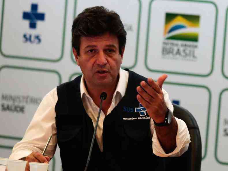 Luiz Henrique Mandetta, ministro da Sade(foto: Marcello Casal JrAgncia Brasil)