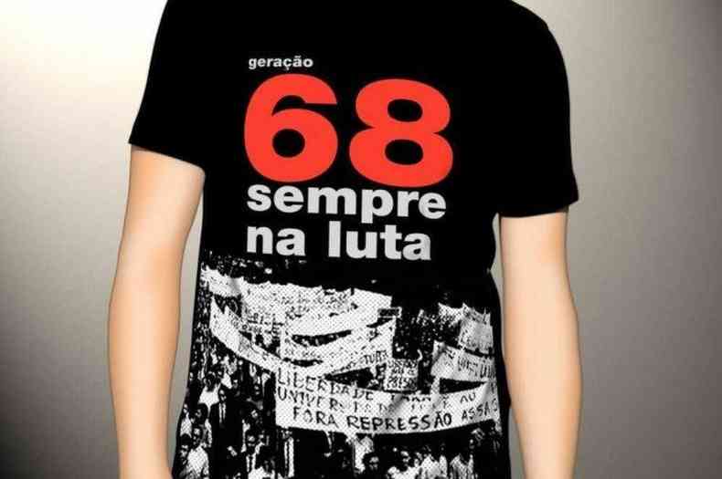 Camisa do grupo de militantes Gerao 68