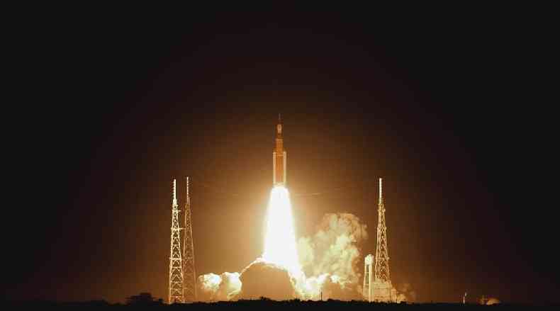 Lanamento da misso Artemis, da Nasa, em 16 de novembro de 2022