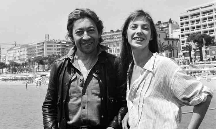 Serge Gainsbourg e Jane Birkin no Festival de Cannes