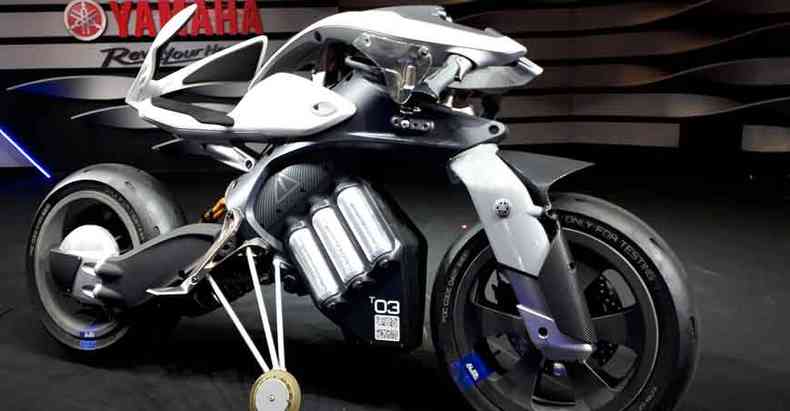 O modelo Yamaha Motoroid tem visual de fico cientfica(foto: Yamaha/Divulgao)