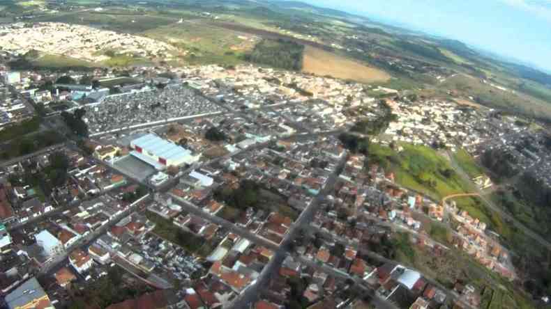 Imagem area de Guaxup