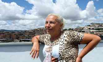 Belo Horizonte - MG. A comerciante e lder comunitria Matilde de Souza, moradora da Cabana do Pai Toms