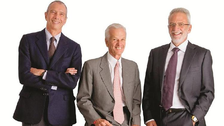 Carlos Alberto Sicupira, Jorge Paulo Lemann e Marcel Herrmann Telles