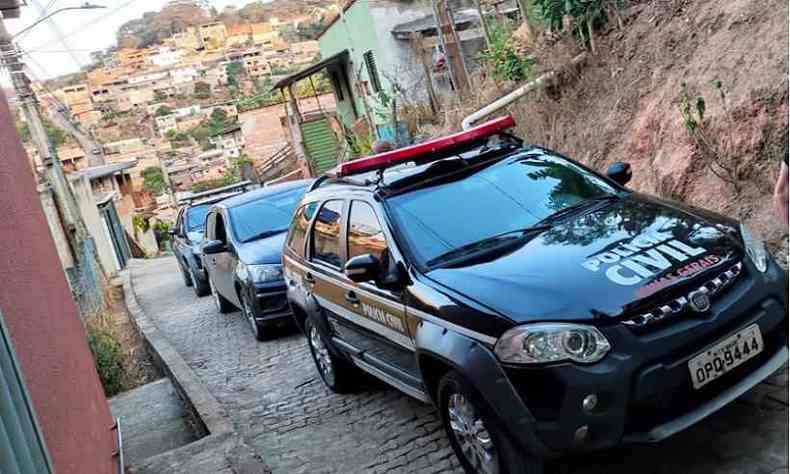 Mandados de prises foram cumpridos na periferia de Itabira, na manh desta segunda