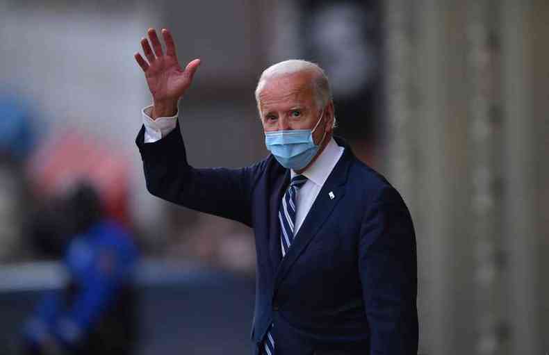 Biden teve vitria confirmada em mais um estado norte-americano(foto: Angela Weiss / AFP)