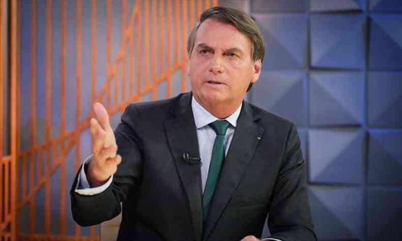 Segundo Bolsonaro, nesta tarde ele recebeu uma ligao de Donald Trump, que durou 15 minutos(foto: Srgio Lima_Poder360 (Fotos Pblicas))