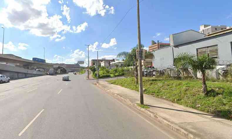 Local do acidente, na Lagoinha(foto: Reproduo/Google Street View)