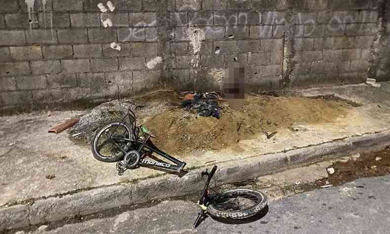 Local do acidente de bicicleta com duas irms em Sarzedo