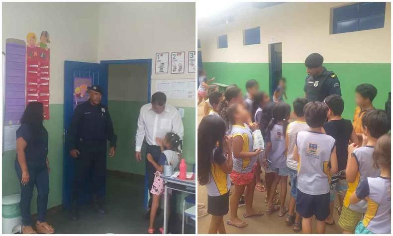 Secretrio de Defesa Social da Prefeitura de Montes Claros, Anderson de Vasconcelos Chaves, visitou a escola antes da ameaa de atentado vir  tona
