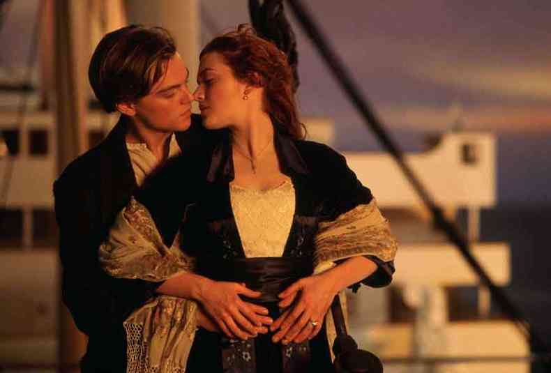 Leonardo DiCaprio e Kate Winslet protagonizaram o filme de James Cameron, que será exibido neste domingo no Star Channel(foto: Fox film/divulgação)