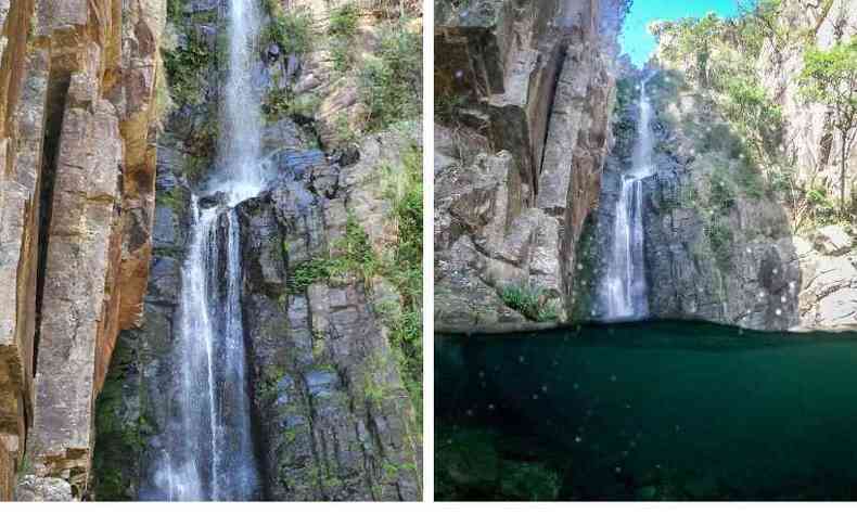 cachoeira vu da noiva