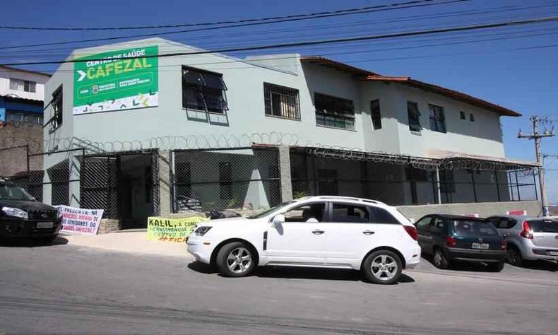Suspeito invadiu centro de saúde e agrediu funcionária(foto: Edesio Ferreira/EM/D.A Press) Centro de Saúde Cafezal