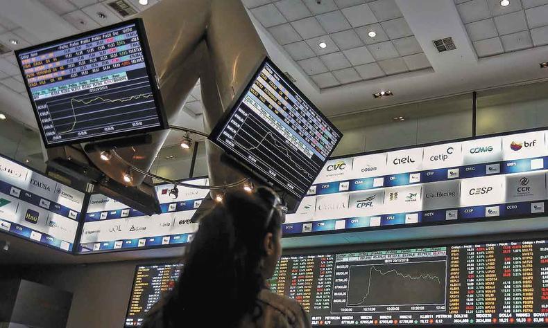 Interior da Bolsa de Valores de So Paulo