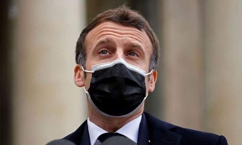 Macron est� com COVID-19, teste deu positivo(foto: Thomas COEX / AFP)