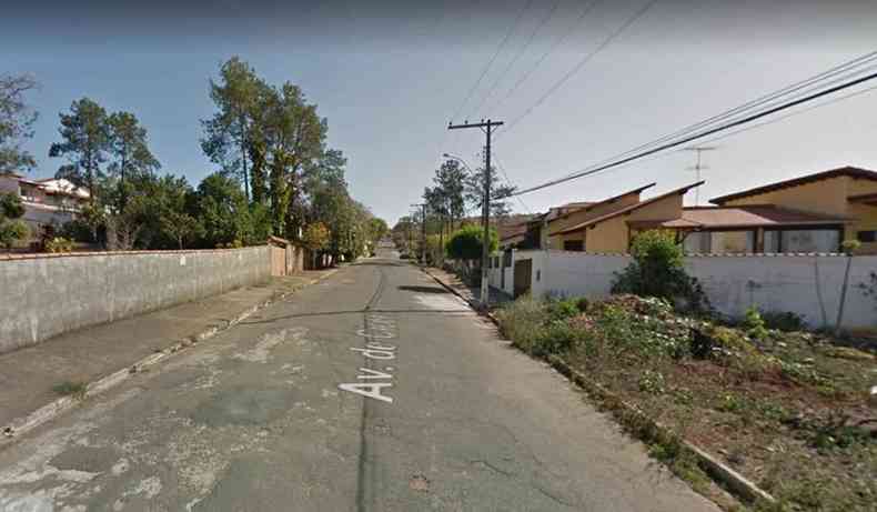 Imagem do Street View do local do assassinato