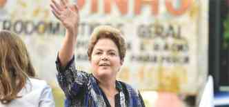 Dilm Rousseff disse que seu programa de governo j est posto e so suas aes na Presidncia(foto: Alexandre Guzanshe/EM/D.A Press)