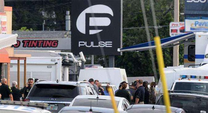 Tiroteio teve incio por volta das 2h da manh, um pouco antes do encerramento da festa (foto: AFP PHOTO / ORLANDO POLICE DEPARTMENT)