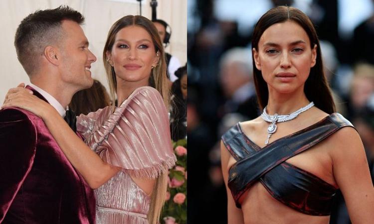 Montagem: Gisele Bndchen e Tom Brady x Irina Shayk