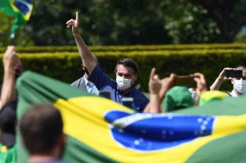 Bolsonaro completou 66 anos de vida neste domingo (21/03)(foto: Evaristo S/AFP)