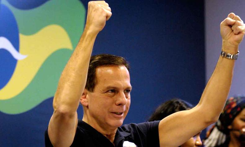 João Doria venceu as prévias do PSDB, mas enfrenta grande resistência interna(foto: CARLOS VIEIRA/CB/D.A.PRESS) O governador de São Paulo, João Doria