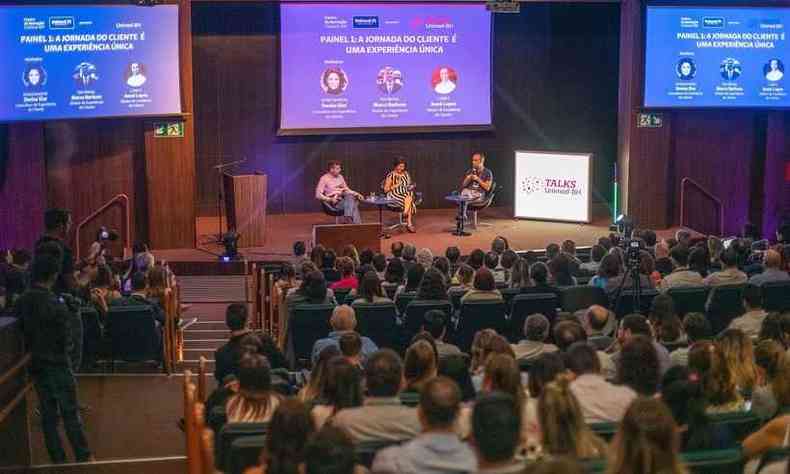 A 2 edio do Talks Unimed-BH, realizado em dezembro de 2018, debateu sobre a experincia do cliente (foto: Nitro Imagens/Divulgao )